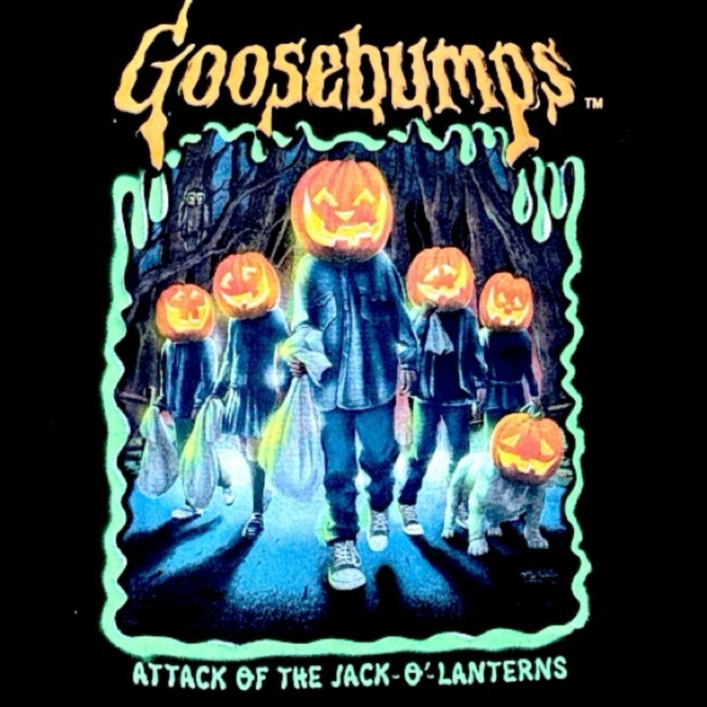 Goosebumps Attack Of The Jack - O - Lanterns Graphic T-Shirt - Size Medium - NWT - Picture 2 of 3